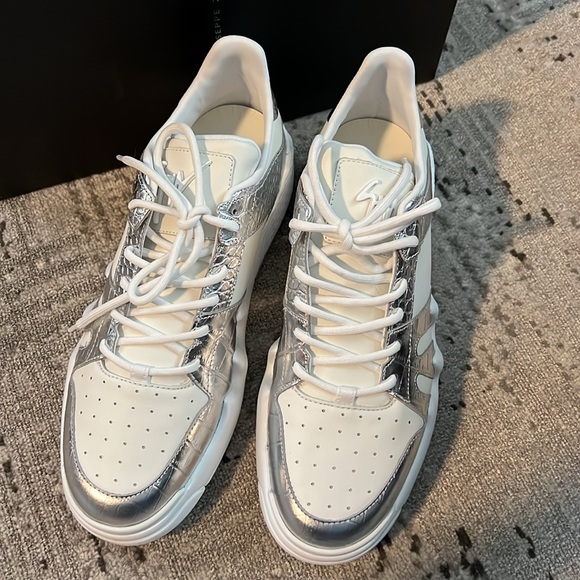 Giuseppe Zanotti Men Talon Metallic Sneakefs - Picture 6 of 14